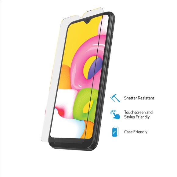 🆕 DuraGlass Samsung Galaxy A01 Tempered Glass Screen Protector - Picture 5 of 6